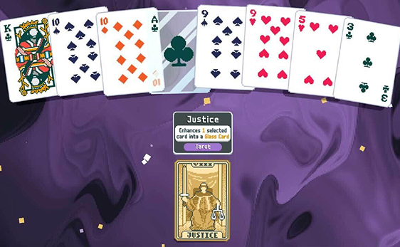 A screenshot from a card game